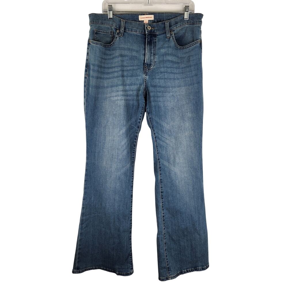Lucky Brand Sweet Mid Rise Flare Women's Jeans Size 14/32 Cotton Blend